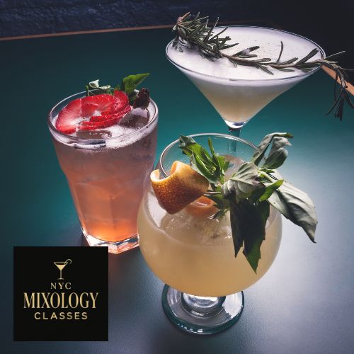 Beautiful cocktail presentation